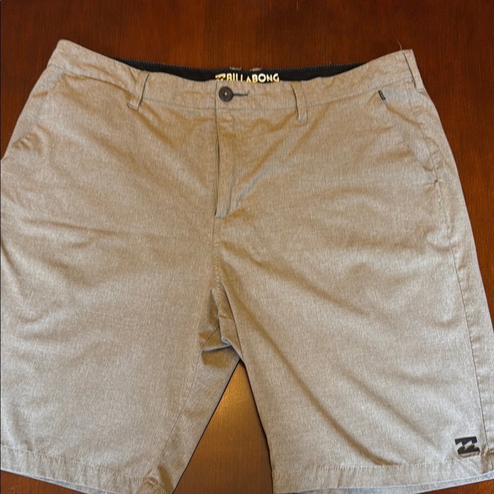 Billabong Tan Hybrid Flat Front Shorts Versatile Summer Essential